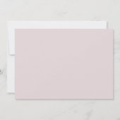 Roze dansuitvoering foto uitnodiging (Achterkant)