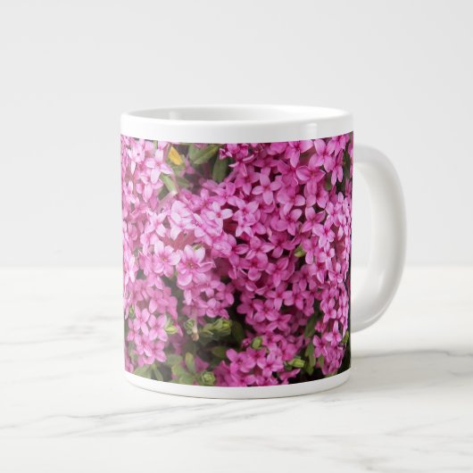  Roze Daphne Floral Grote Koffiekop (Voorkant rechts)