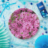  Roze Daphne Floral Papieren Bordje (Feest)