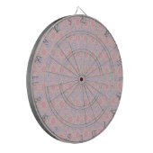 roze dartbord (Voorkant Links)