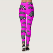 Roze Das Leggings (Achterkant)