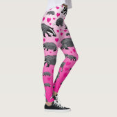 Roze Dasen En Hartjes Leggings (Rechts)