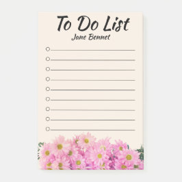 Roze data om persoonlijke notities aan te bieden post-it® notes