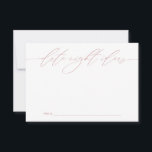 Roze Date Night Ideeën Pas getrouwd Keepsake Kaart<br><div class="desc">Deze prachtig ontworpen kaarten bieden een unieke manier voor bruiloftsgasten om hun favoriete date night-ideeën te delen met de bruid en bruidegom. Ideaal voor het toevoegen van een persoonlijk tintje aan uw speciale dag,  deze kaarten zorgen voor gekoesterde souvenirs voor het gelukkige paar. Ideaal voor huwelijksrecepties,  vrijgezellenfeesten en verlovingsfeesten.</div>