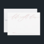 Roze Date Night Ideeën Pas getrouwd Keepsake Kaart<br><div class="desc">Deze prachtig ontworpen kaarten bieden een unieke manier voor bruiloftsgasten om hun favoriete date night-ideeën te delen met de bruid en bruidegom. Ideaal voor het toevoegen van een persoonlijk tintje aan uw speciale dag,  deze kaarten zorgen voor gekoesterde souvenirs voor het gelukkige paar. Ideaal voor huwelijksrecepties,  vrijgezellenfeesten en verlovingsfeesten.</div>