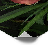 Roze Daylilies Poster (Hoek)