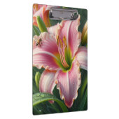 Roze Daylily Floral Klembord (Rechts)