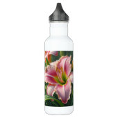 Roze Daylily Floral Waterfles (Links)