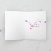 Roze de bloemverjaardag van de Papaver Kaart (Binnen)