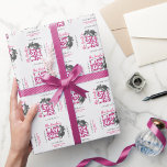 Roze de laatste drukte van de bruid cadeaupapier<br><div class="desc">Ja!!!! Het is tijd om een laatste keer te vieren voordat dit meisje vastzit! Het is de laatste rit van de bruid voor ze zich neerlegt, ook bekend als een vrijgezellenfeest of een feestje. Het ontwerp is voorzien van een cowgirl die op haar paard raceert met westerne en dikke scripttekst...</div>
