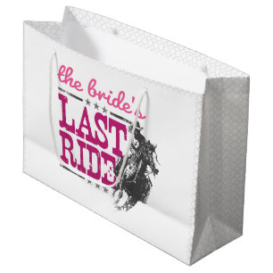 Roze De Laatste Rit van de Bruid Groot Cadeauzakje