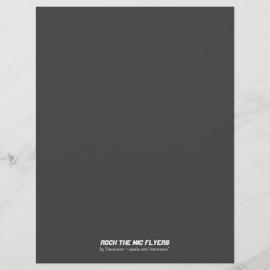 Roze de Mic ~ Gig of Venue Flyers (Achterkant)