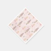 Roze De Notenkraker Kerst Ballet Decoupage Servet (Hoek)