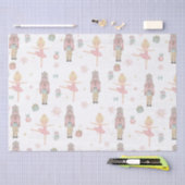 Roze De Notenkraker Kerst Ballet Decoupage Tissuepapier (Craft)