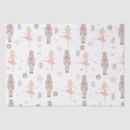 Roze De Notenkraker Kerst Ballet Decoupage Tissuepapier