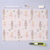 Roze De Notenkraker Kerst Ballet Decoupage Tissuepapier (Craft)
