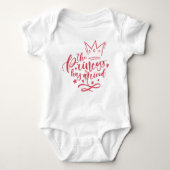 Roze de prinses heeft Baby Bodysuit aangeschaft (Voorkant)