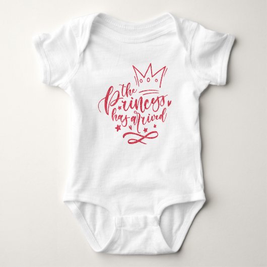 Roze de prinses heeft Baby Bodysuit aangeschaft (Voorkant)