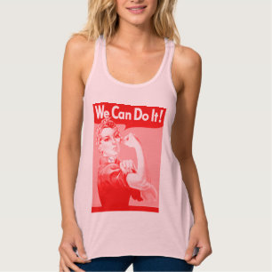 Roze de Riveter "We kunnen het!" T-shirt