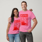 Roze de Riveter "We kunnen het!" T-shirt (Unisex)