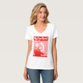 Roze de Riveter "We kunnen het!" T-shirt (Voorkant volledig)