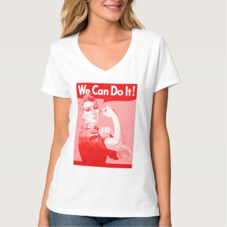 Roze de Riveter "We kunnen het!" T-shirt