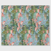 Roze de Verf van het Lagoon van Flamingo door Aant Cadeaupapier (Vlak)