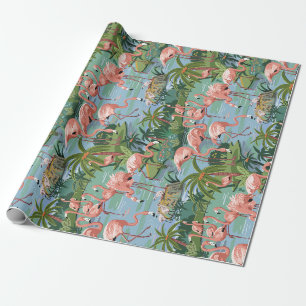 Roze de Verf van het Lagoon van Flamingo door Aant Cadeaupapier