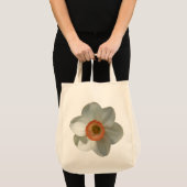Roze deaffodilentestbloem tote bag (Voorkant (product))