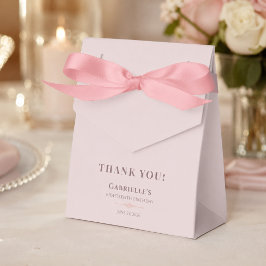 Roze Debut Favor Doos Bedankdoosjes