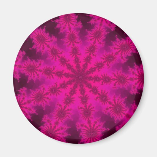 Roze Decasteer Magneet (Voorkant)