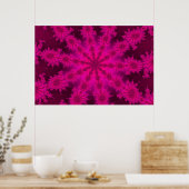Roze Decasteer Poster (Keuken)