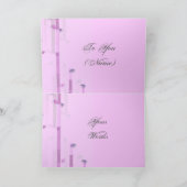 Roze Deco Birthday Kaart (Binnen)
