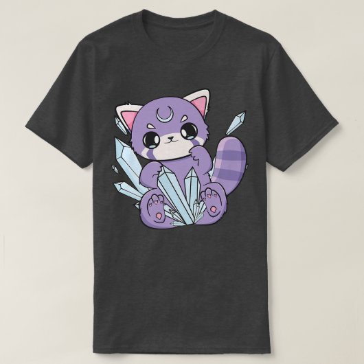 Roze Decora Fairy Kei Red Panda otaku Anime Nugoth T-shirt (Design voorkant)
