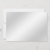 Roze Decoratief Bloemen Repetitie Diner Kaart (Achterkant)