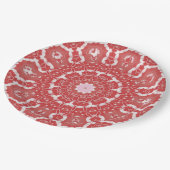 Roze Decoratief Vakantiepapier Bord (Gekanteld)