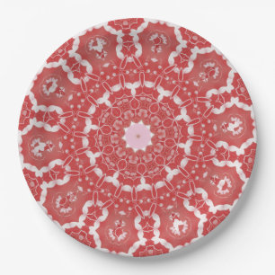 Roze Decoratief Vakantiepapier Bord