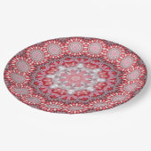 Roze Decoratief Vakantiepapier Bord (Gekanteld)