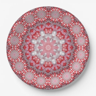 Roze Decoratief Vakantiepapier Bord