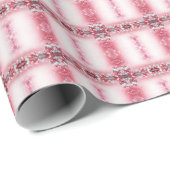 Roze decoratief vakantieverpakkingspapier cadeaupapier (Rol Hoek)