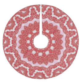 Roze decoratieve boomrok kerstboom rok