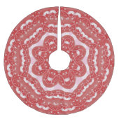 Roze decoratieve boomrok kerstboom rok (Voorkant)