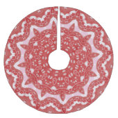 Roze decoratieve boomrok kerstboom rok (Voorkant)