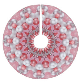 Roze decoratieve boomrok kerstboom rok