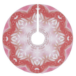 Roze decoratieve boomrok kerstboom rok