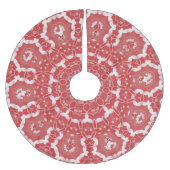 Roze decoratieve boomrok kerstboom rok (Voorkant)