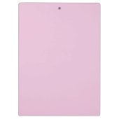 Roze decoratieve cirkelplaat klembord (Achterkant)