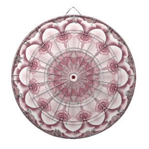 Roze decoratieve dartbord