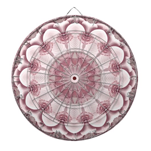 Roze decoratieve dartbord (Voorkant)