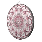 Roze decoratieve dartbord (Voorkant Rechts)